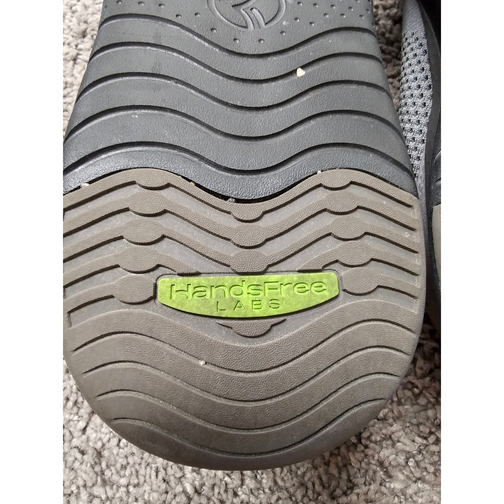 Kizik Lima Storm Grey Hands-Free Slip On Knit Sneakers Mens 11 Womens 12.5 - Picture 8 of 9